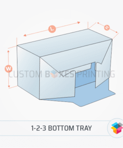1-2-3 Bottom tray