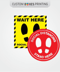 Social Distancing Floor Stickers