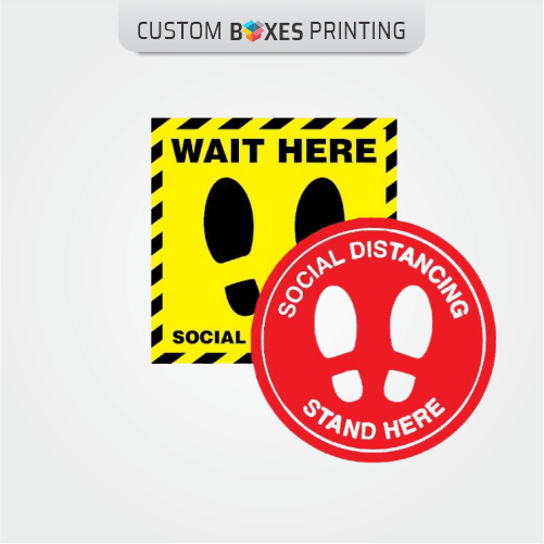 Social Distancing Floor Stickers