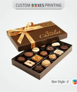 Custom printed chocolate boxes