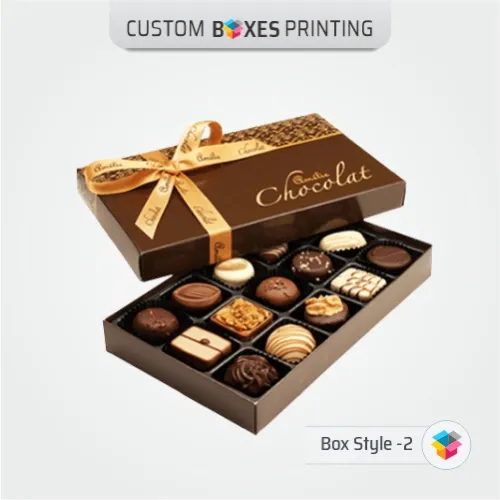 Custom Printed Chocolate Box Packaging