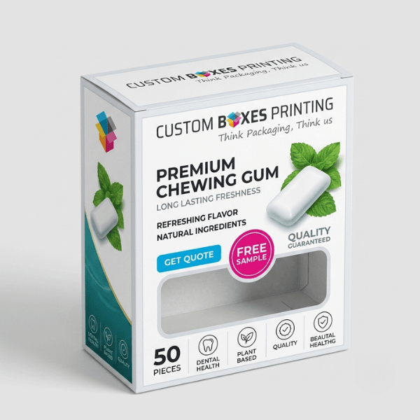 Custom Chewing Gum Boxes